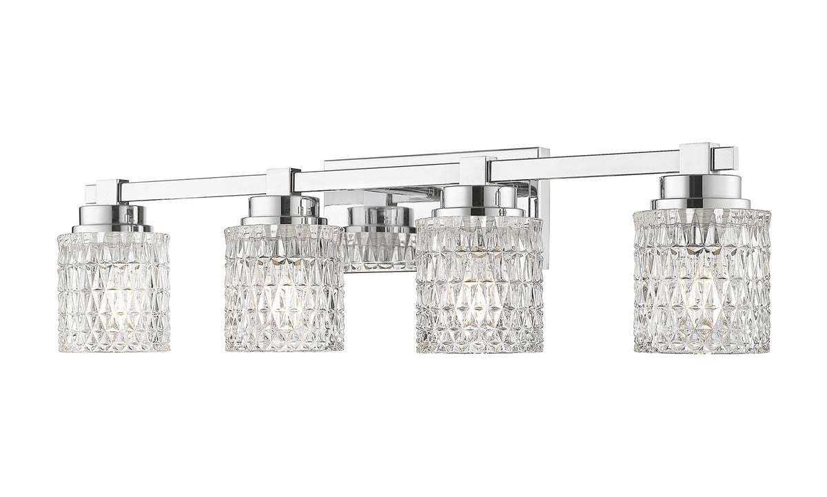 Z-Lite - 6101-4V-CH - Four Light Vanity - Jacqueline - Chrome
