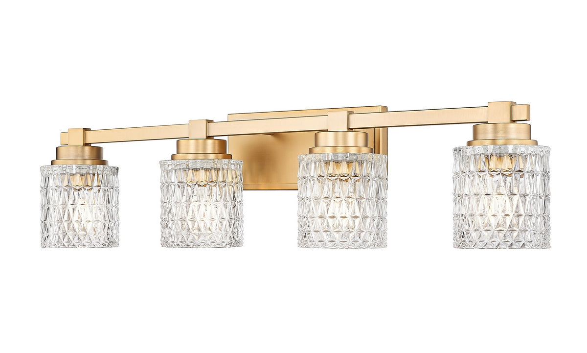 Z-Lite - 6101-4V-MGLD - Four Light Vanity - Jacqueline - Modern Gold