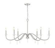 Z-Lite - 6103-45BN - Six Light Chandelier - Toussant - Brushed Nickel