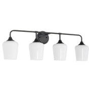 Quorum - 5313-4-259 - Four Light Wall Mount - Raymond - Matte Black