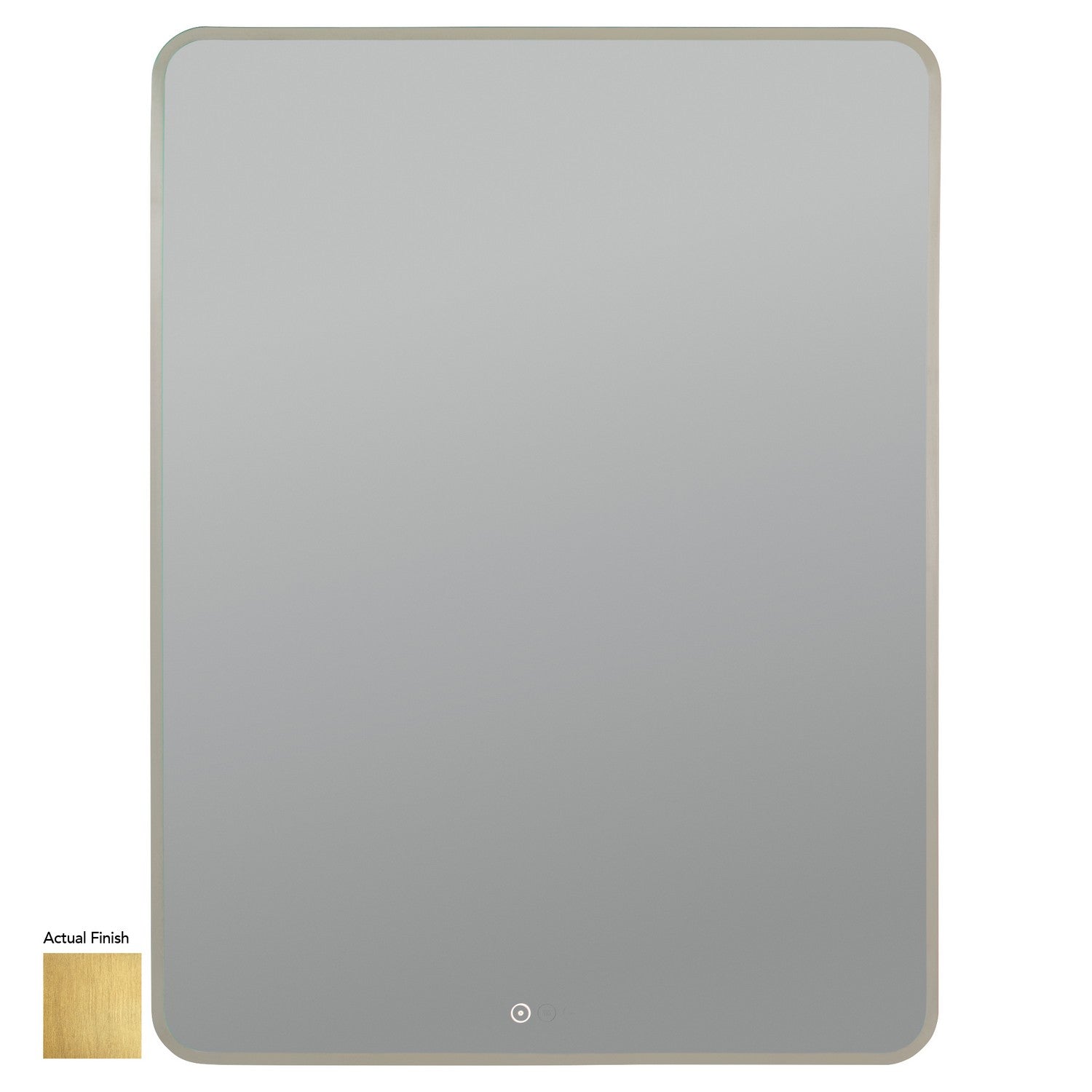 Quorum - 92-3040-47 - LED Mirror - Aero - Brushed Brass