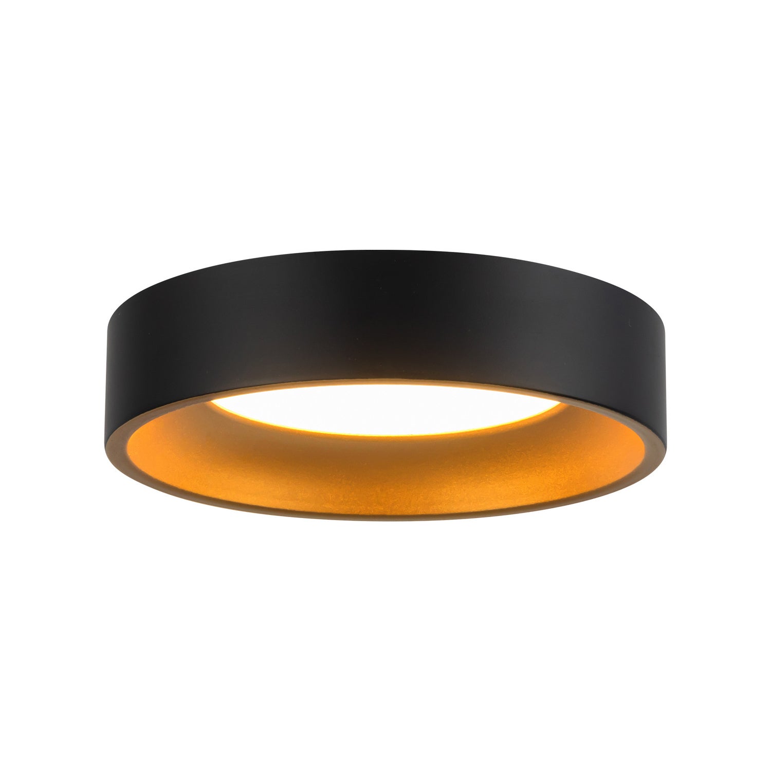 Kuzco Lighting - FM0702605BKGD - LED Flush Mount - Nix - Black/Gold