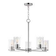 Maxim - 10286CLSN - Five Light Chandelier - Lateral - Satin Nickel