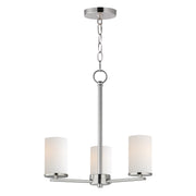 Maxim - 10287SWSN - Three Light Chandelier - Lateral - Satin Nickel
