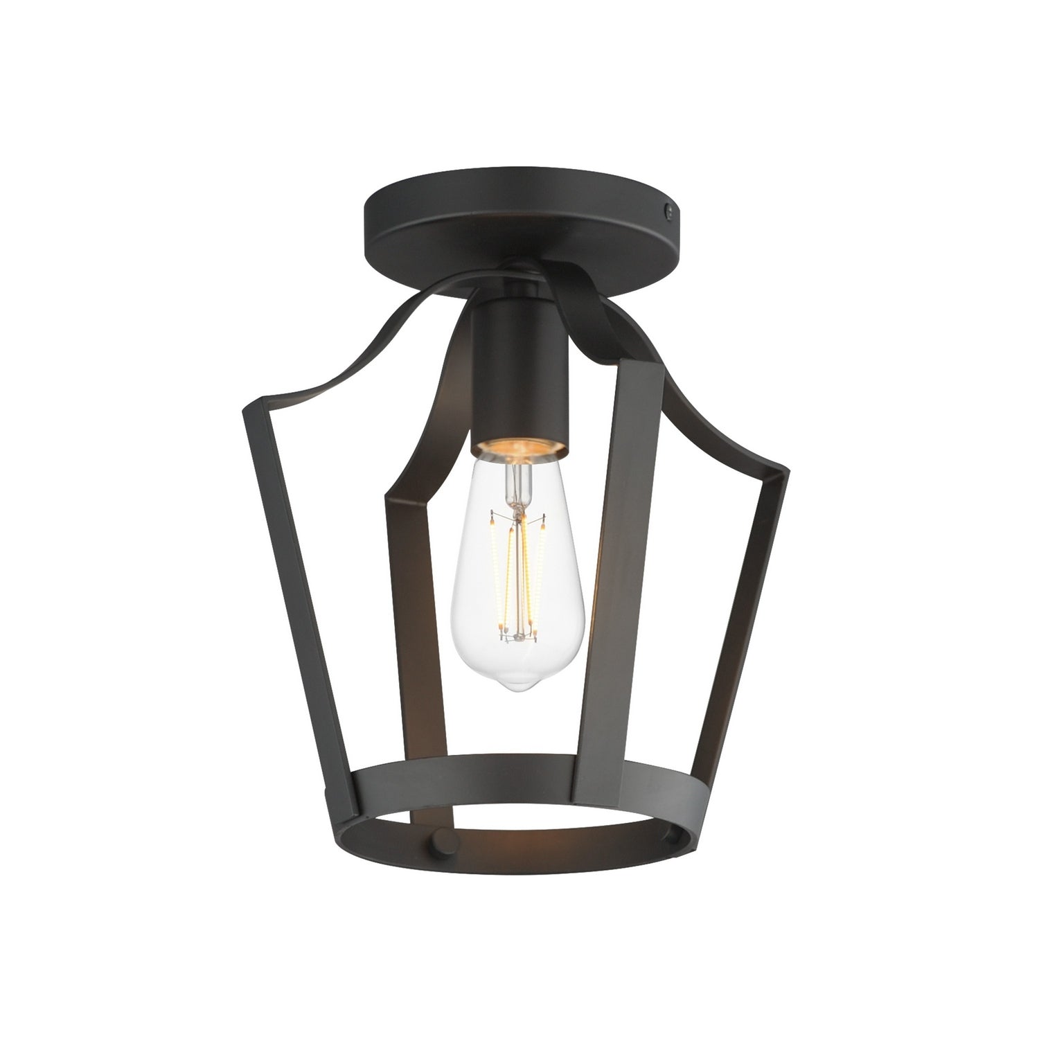 Maxim - 10421BK - One Light Pendant / Semi-Flush - Arden - Black