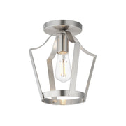 Maxim - 10421SN - One Light Pendant / Semi-Flush - Arden - Satin Nickel