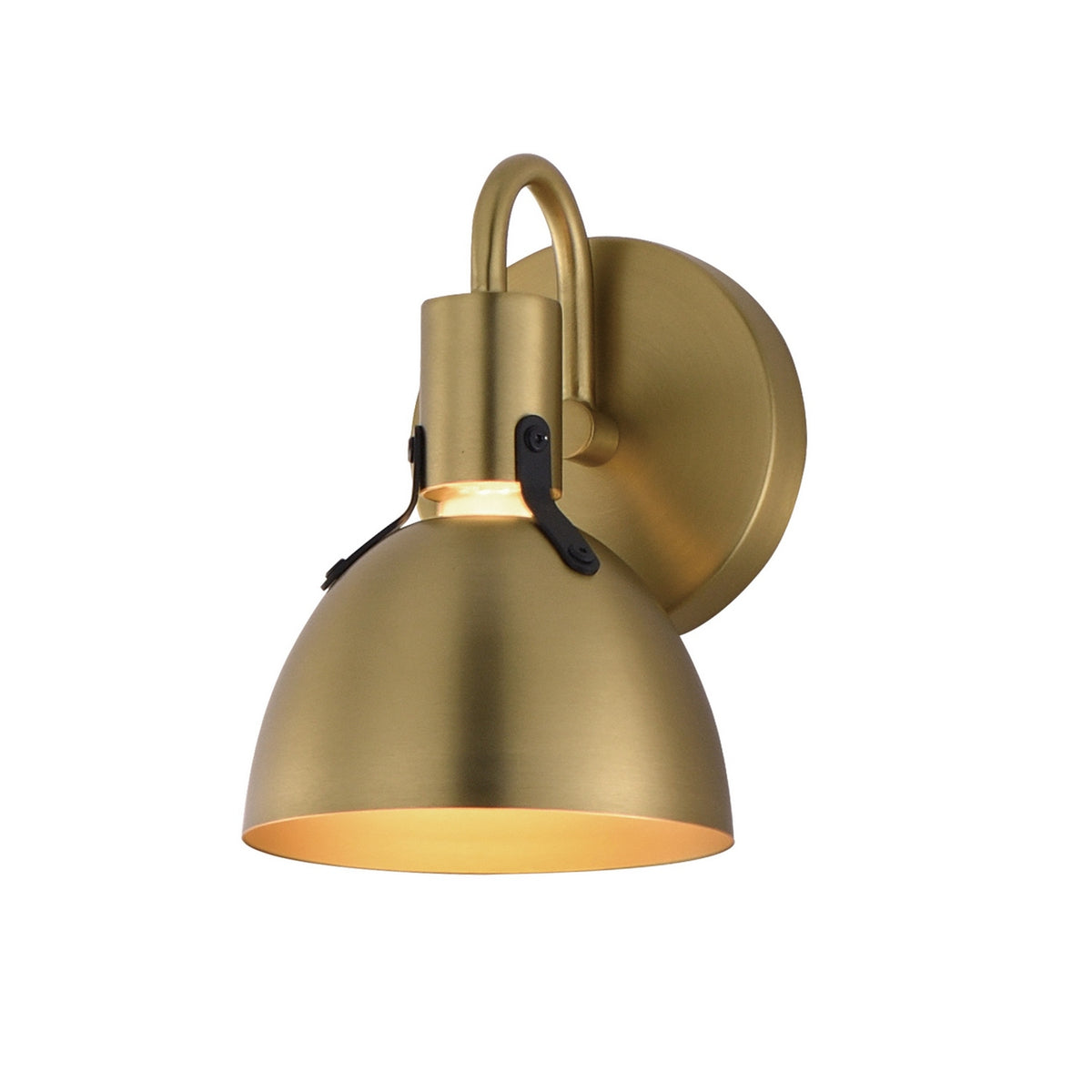 Maxim - 12341SBR - One Light Wall Sconce - Dusk - Satin Brass