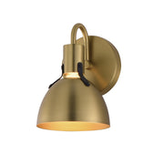 Maxim - 12341SBR - One Light Wall Sconce - Dusk - Satin Brass