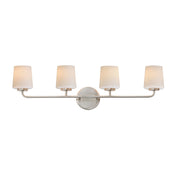 Maxim - 12694WTSN - Four Light Bath Vanity - Durham - Satin Nickel