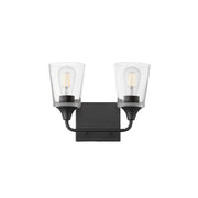 Maxim - 12882CLBK - Two Light Bath Vanity - Hudson - Black