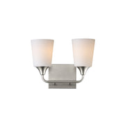 Maxim - 12882SWSN - Two Light Bath Vanity - Hudson - Satin Nickel