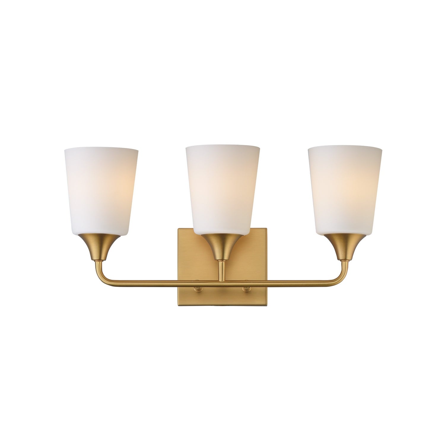 Maxim - 12883SWNAB - Three Light Bath Vanity - Hudson - Natural Aged Brass