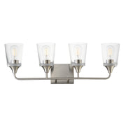 Maxim - 12884CLSN - Four Light Bath Vanity - Hudson - Satin Nickel