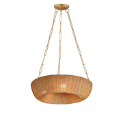 Maxim - 14312NANAB - Three Light Pendant - Bower - Natural Aged Brass