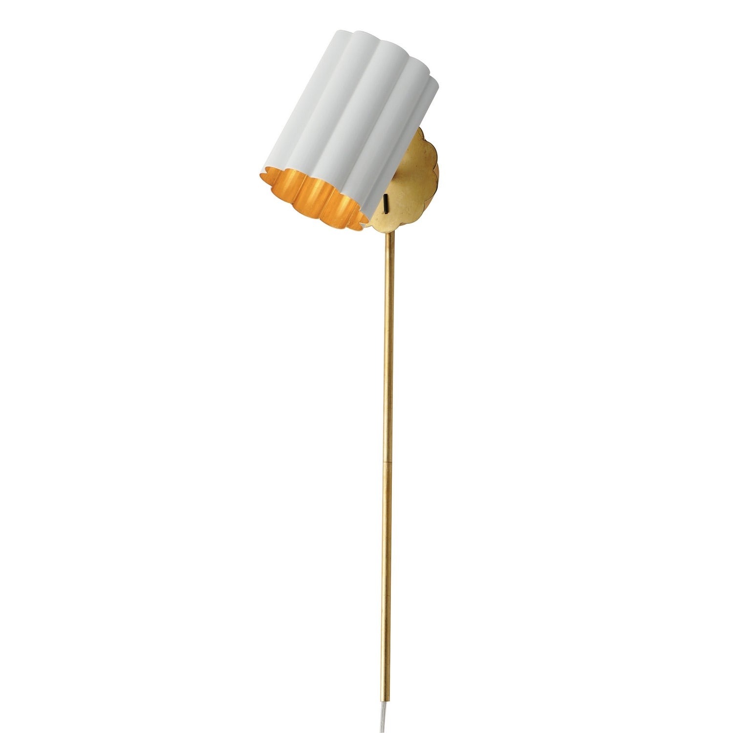 Maxim - 18050MWGL - One Light Wall Sconce - Primrose - Gold Leaf