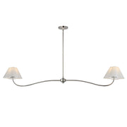 Maxim - 18102WTPN - Two Light Pendant - Saxon - Polished Nickel