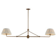 Maxim - 18412BWWBR - Two Light Pendant - Dunbridge - Weathered Brass