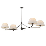 Maxim - 18414OFANB - Four Light Chandelier - Dunbridge - Antique Bronze