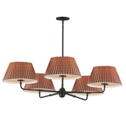 Maxim - 18415RBANB - Five Light Chandelier - Dunbridge - Antique Bronze
