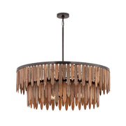 Maxim - 22513WNGM - Seven Light Pendant - Marimba - Gunmetal