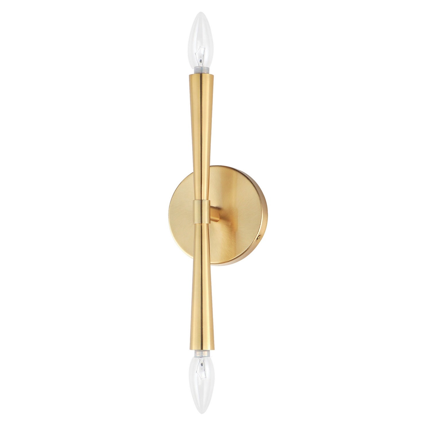 Maxim - 24620SBR - Two Light Wall Sconce - Rome - Satin Brass