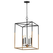 Maxim - 28625BKWBR - Four Light Pendant - SoHo - Black/Weathered Brass