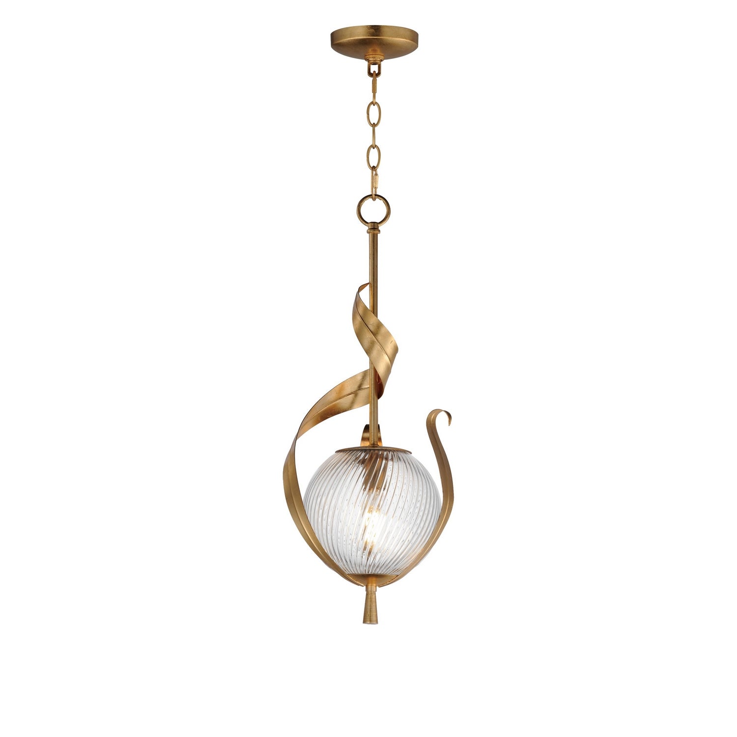 Maxim - 28712CRGL - One Light Pendant - Firenze - Gold Leaf