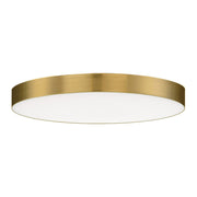Maxim - 57670WTSBR - LED Flush Mount - Trim - Satin Brass
