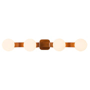 Kuzco Lighting - VL11534-TK - Four Light Bathroom Vanity - Briar - Teak