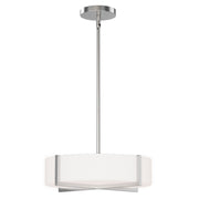 Maxim - 57945WTSN - LED Flush Mount/ Pendant Convertible - Dexter - Satin Nickel