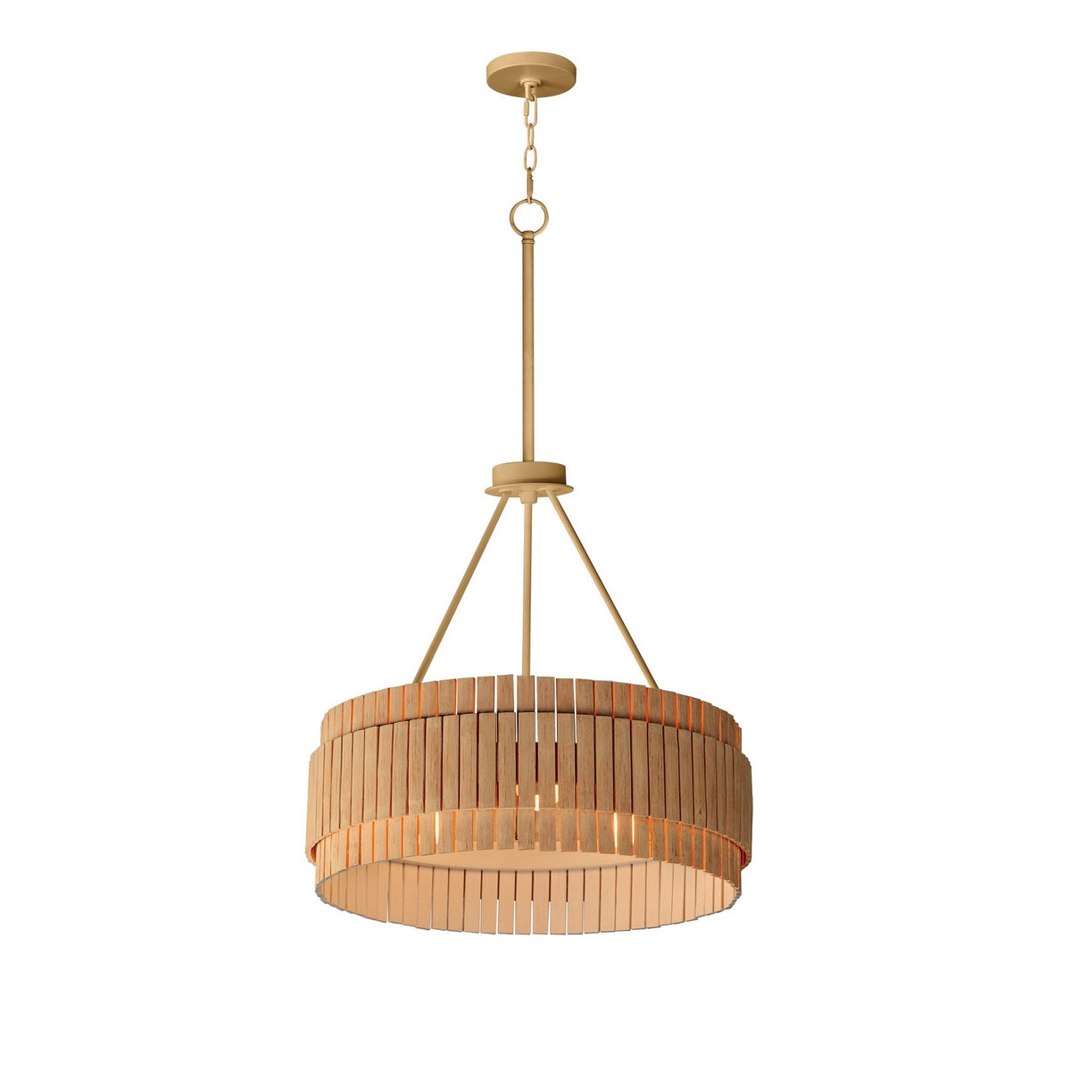 Maxim - 14453NANAB - Three Light Flush Mount - Satori - Natural Aged Brass
