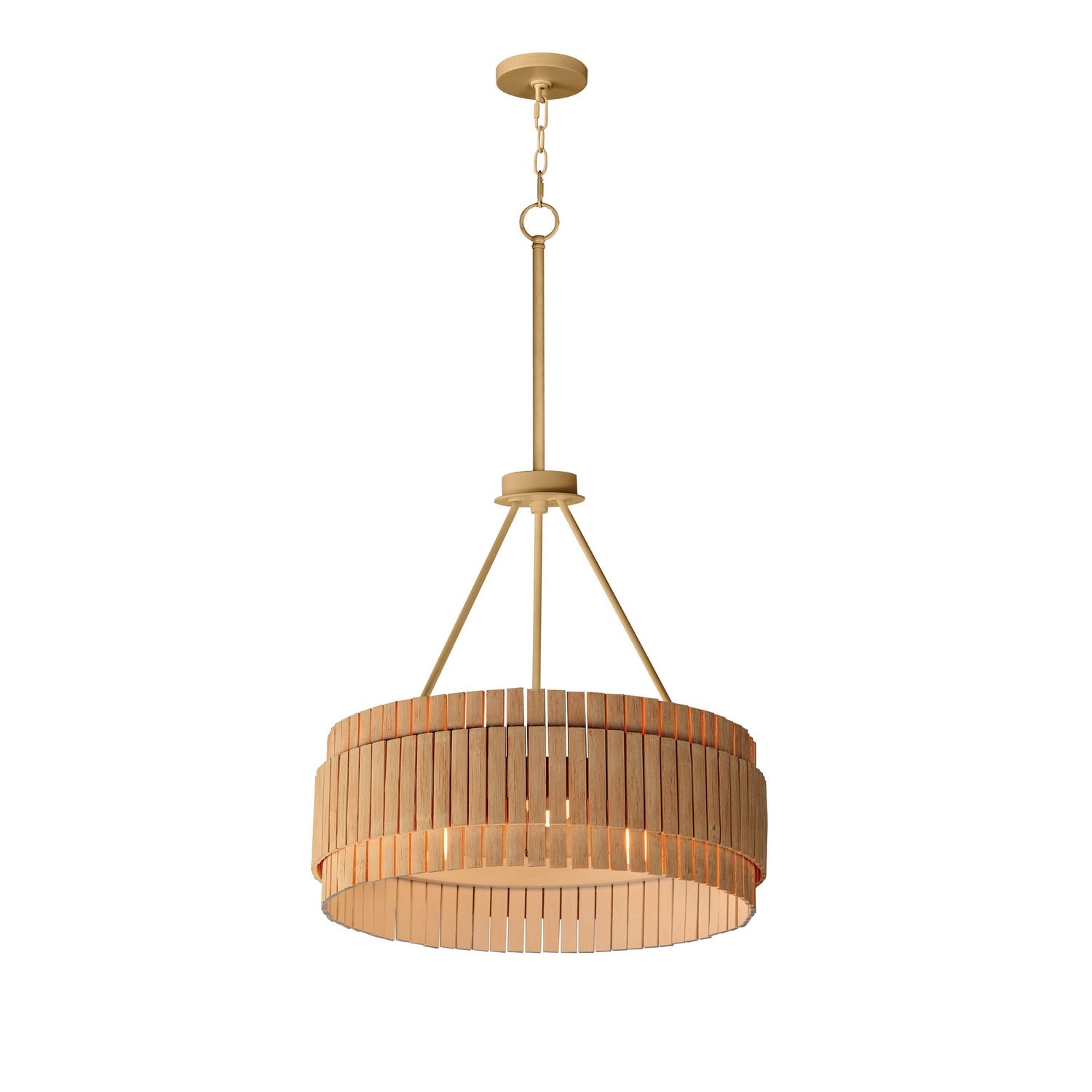 Maxim - 14453NANAB - Three Light Flush Mount - Satori - Natural Aged Brass