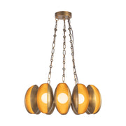 Alora - CH305725VB - LED Chandelier - Cortez - Vintage Brass