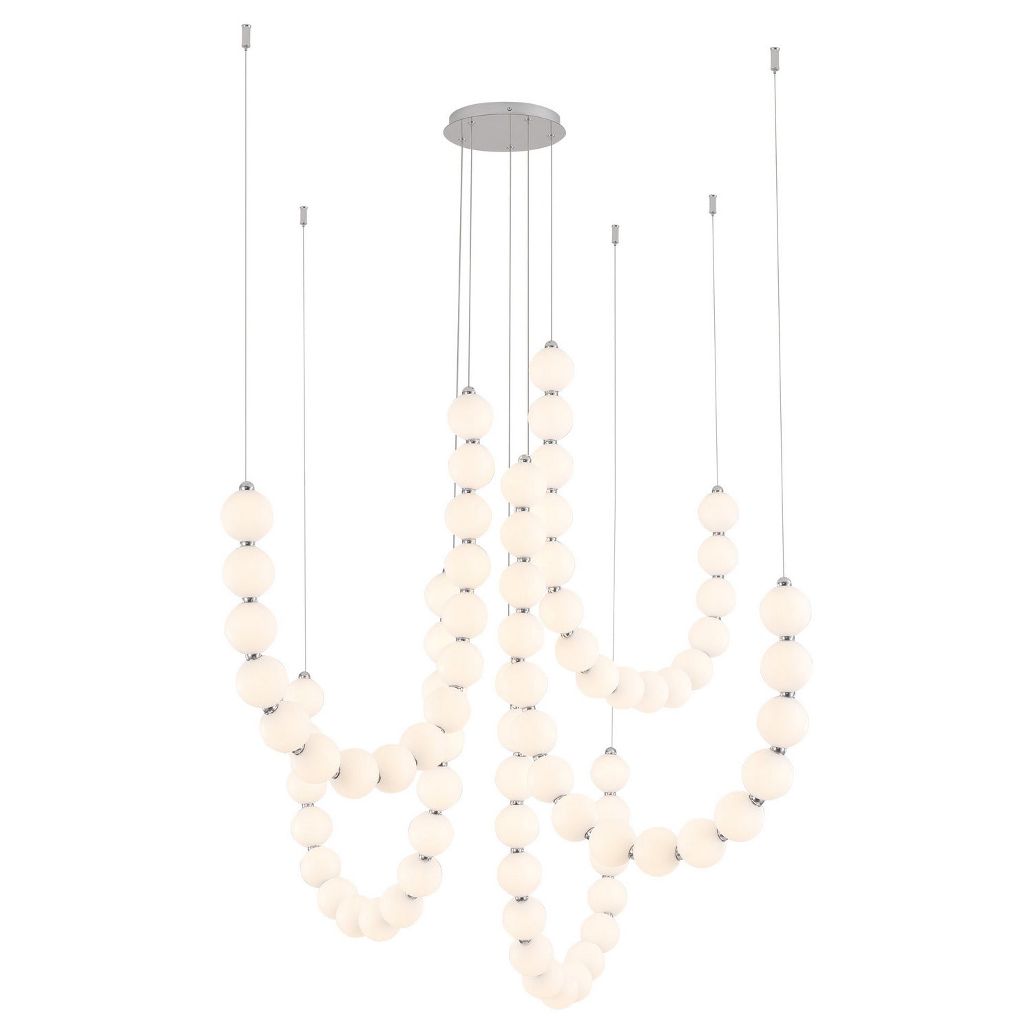 Alora - CH321805CH-RT - LED Chandelier - Akoya - Chrome