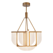Alora - CH336424VB-UNV - LED Chandelier - Anders - Vintage Brass