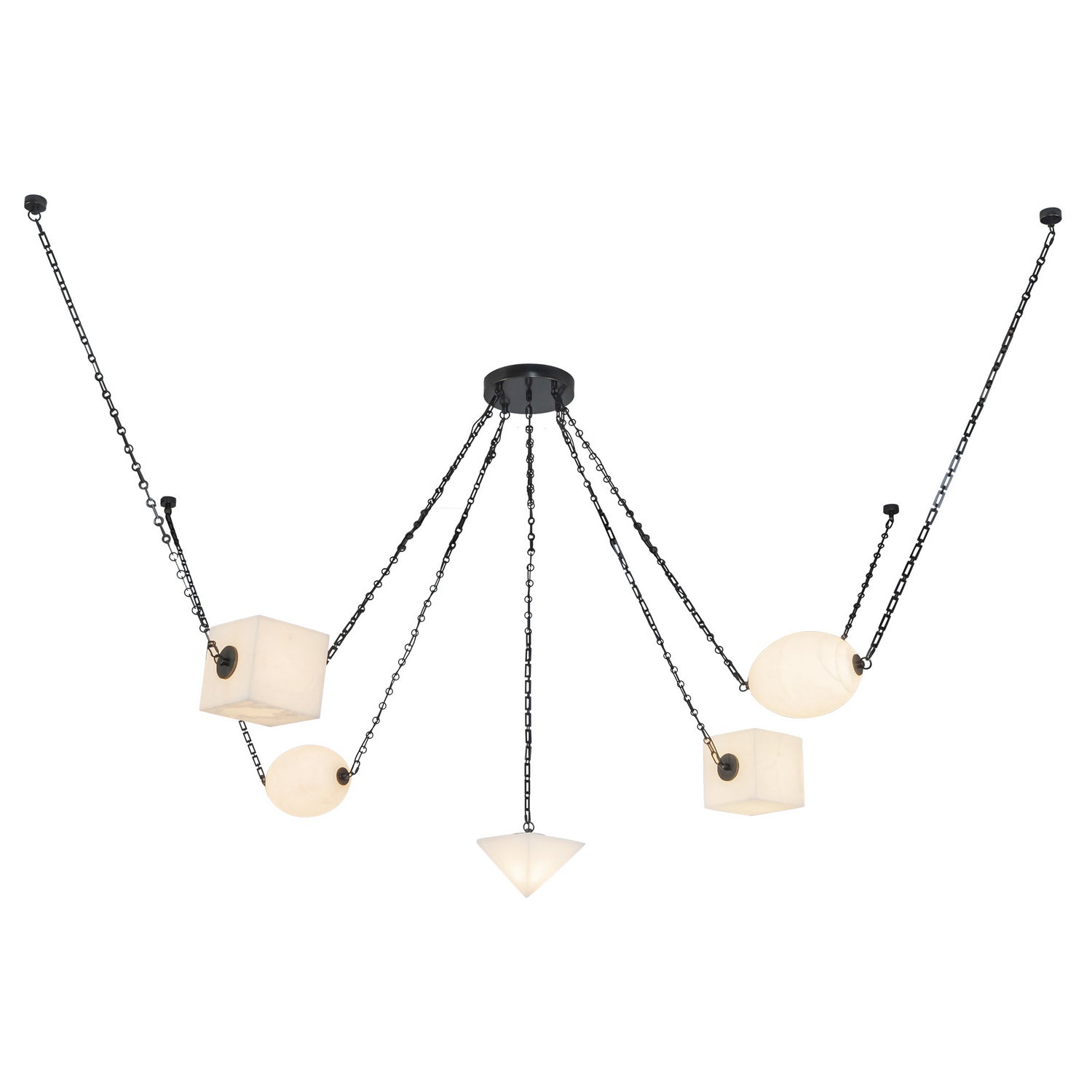 Alora - CH360105UBAR - LED Chandelier - Mineral - Urban Bronze/Alabaster