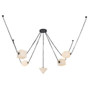 Alora - CH360105UBOP - LED Chandelier - Mineral - Urban Bronze/Matte Opal Glass