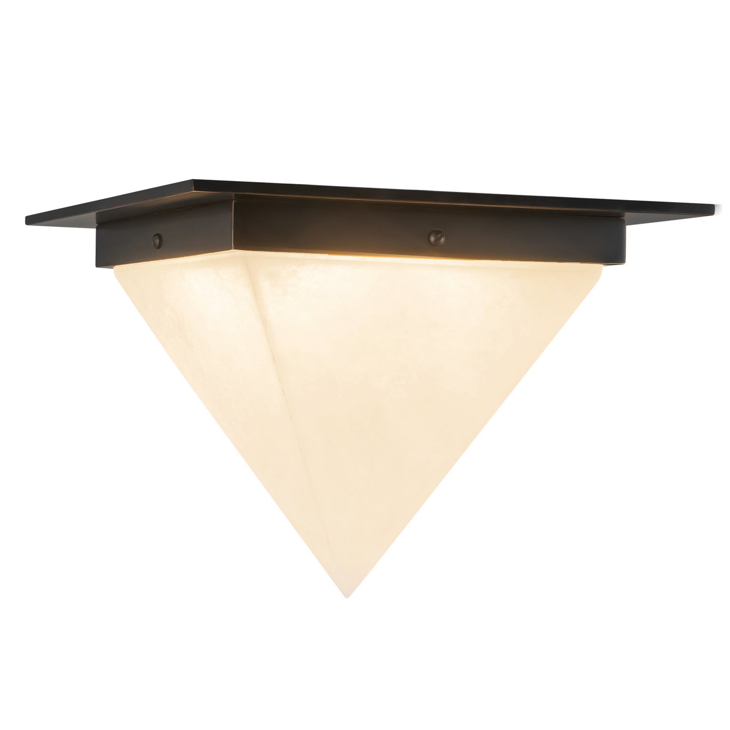 Alora - FM345119UBAR - One Light Flush Mount - Mineral - Urban Bronze/Alabaster