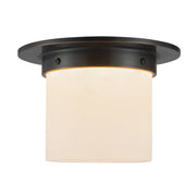 Alora - FM360085UBAR - One Light Flush Mount - Mineral - Urban Bronze/Alabaster