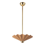 Alora - PD354016PEC - LED Pendant - Furrow - Peach