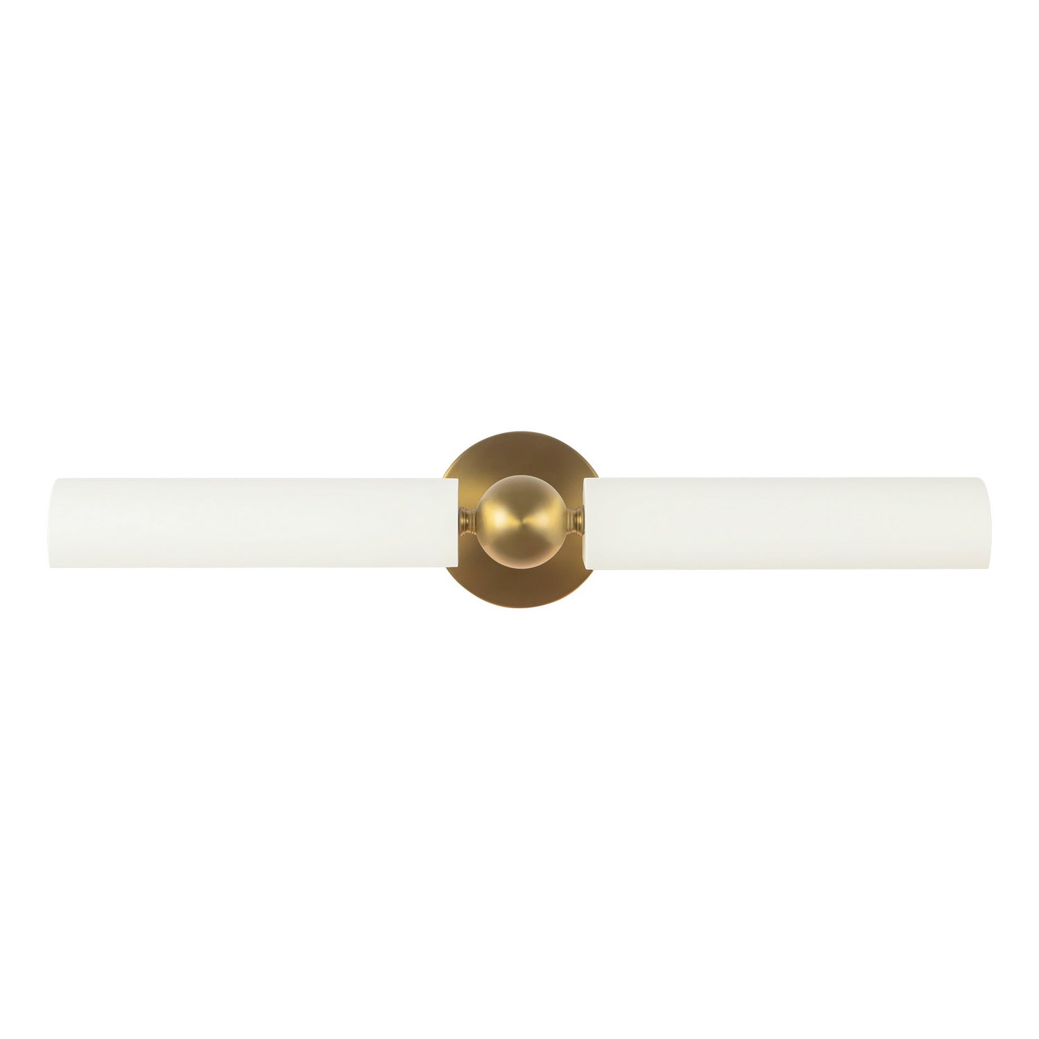Alora - PL405123BGWH - Two Light Picture Light - Cole - Brushed Gold/White