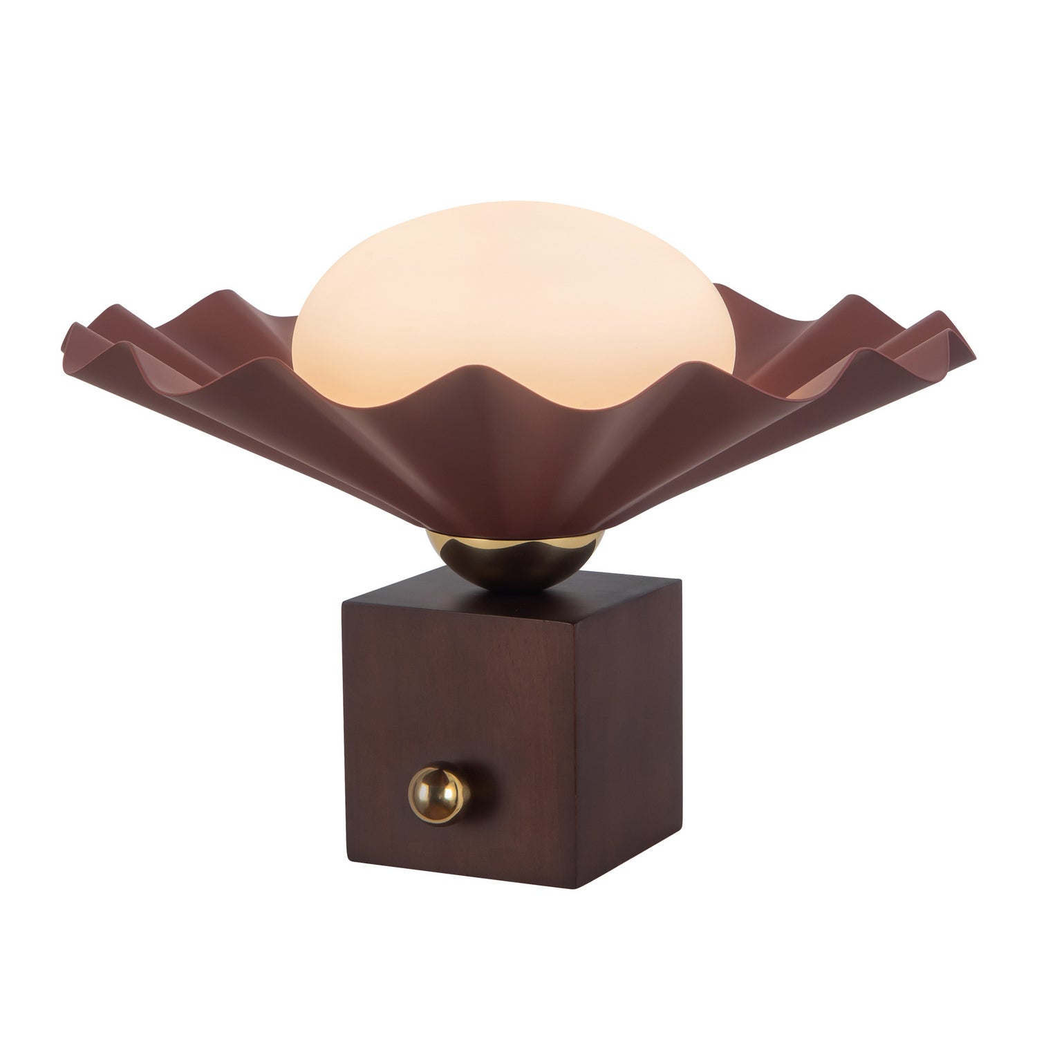 Alora - TL354012BGD - One Light Table Lamp - Furrow - Burgundy