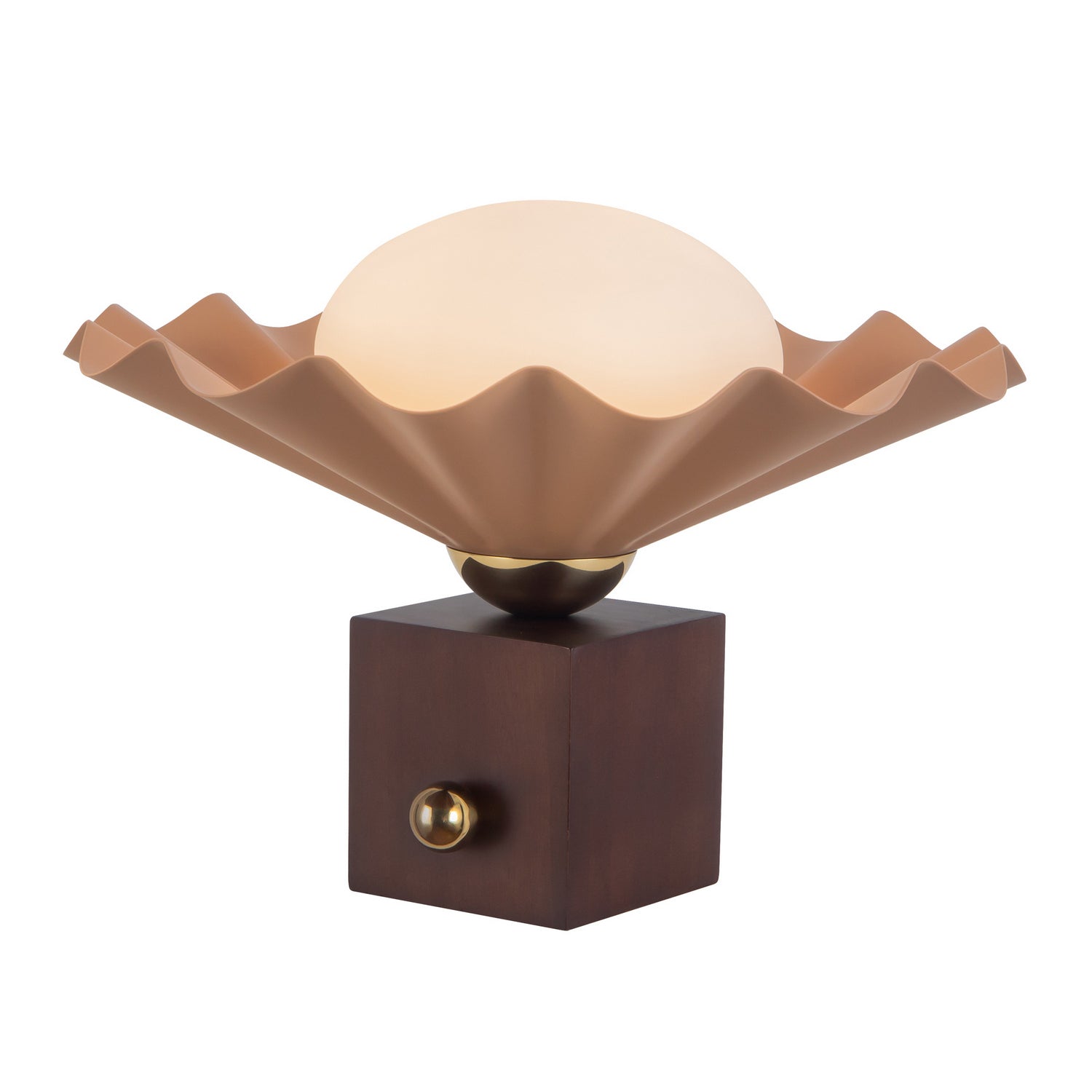 Alora - TL354012PEC - One Light Table Lamp - Furrow - Peach