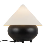 Alora - TL453017MBWL - One Light Table Lamp - Rowan - Matte Black/White Linen