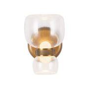 Alora - WV310205VBCL - LED Bathroom Vanity - Sutton - Vintage Brass/Clear Glass