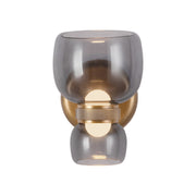 Alora - WV310205VBSM - LED Bathroom Vanity - Sutton - Vintage Brass/Smoked Glass