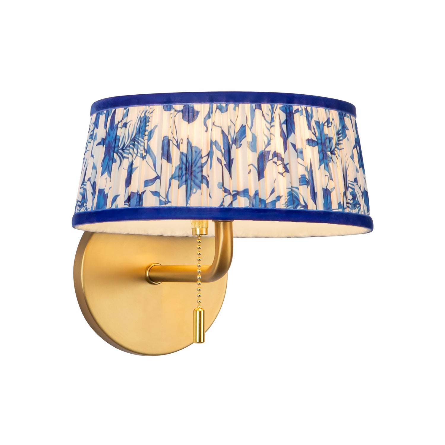 Alora - WV675208BGBL - Two Light Bathroom Vanity - Scout - Brushed Gold/Blue Linen