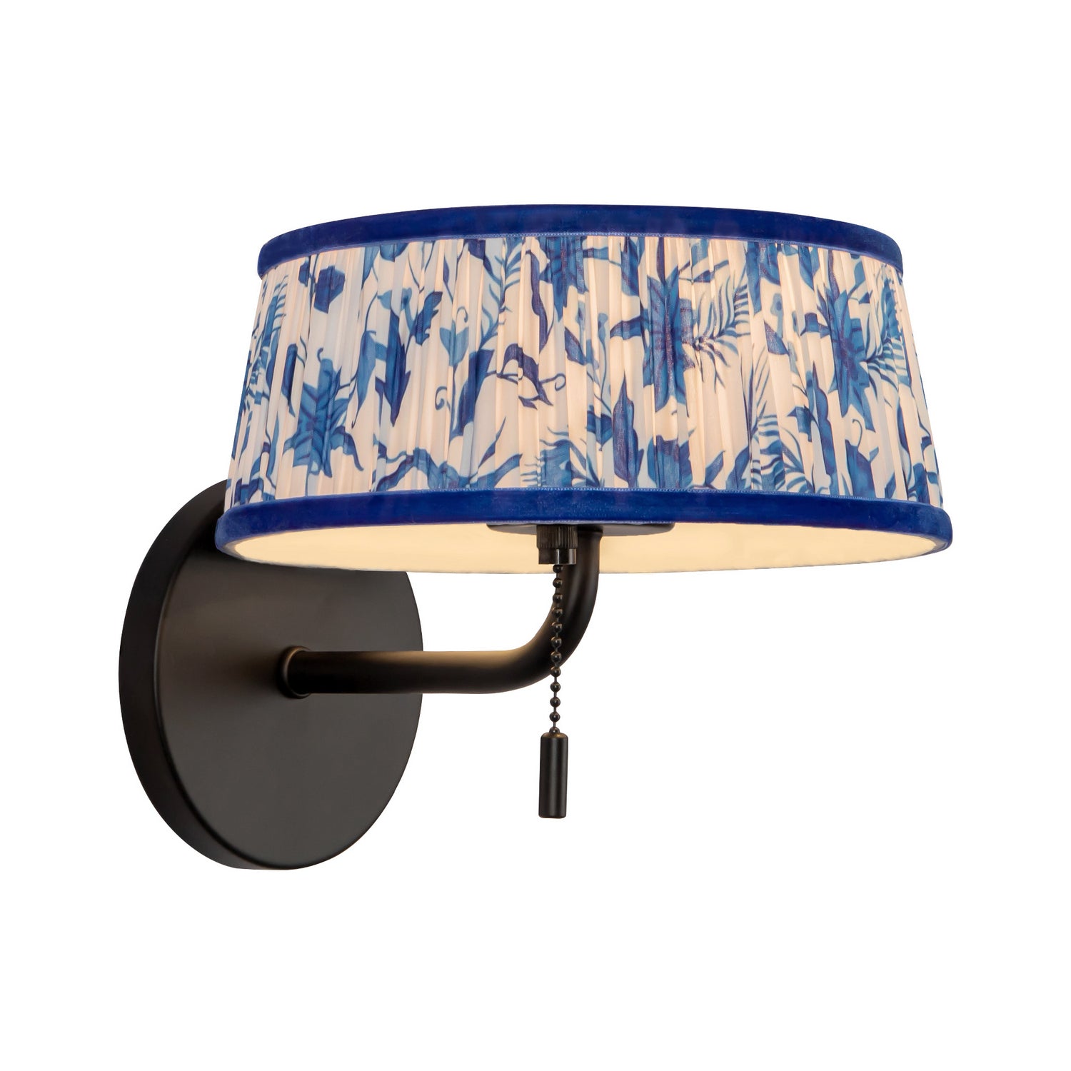 Alora - WV675208MBBL - Two Light Bathroom Vanity - Scout - Matte Black/Blue Linen