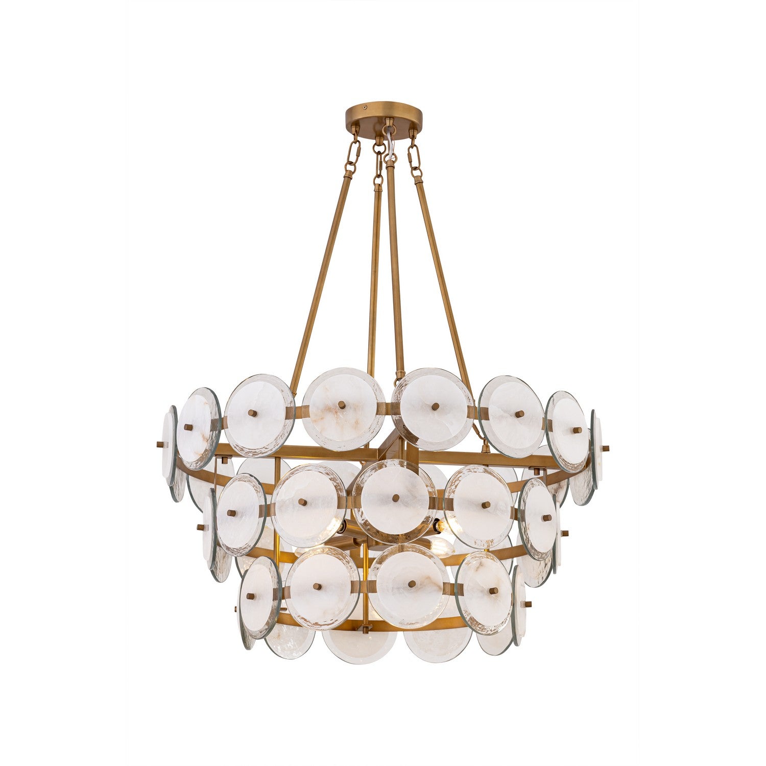 Minka-Lavery - 12854-732 - Four Light Pendant - Kintrel - Legacy Brass