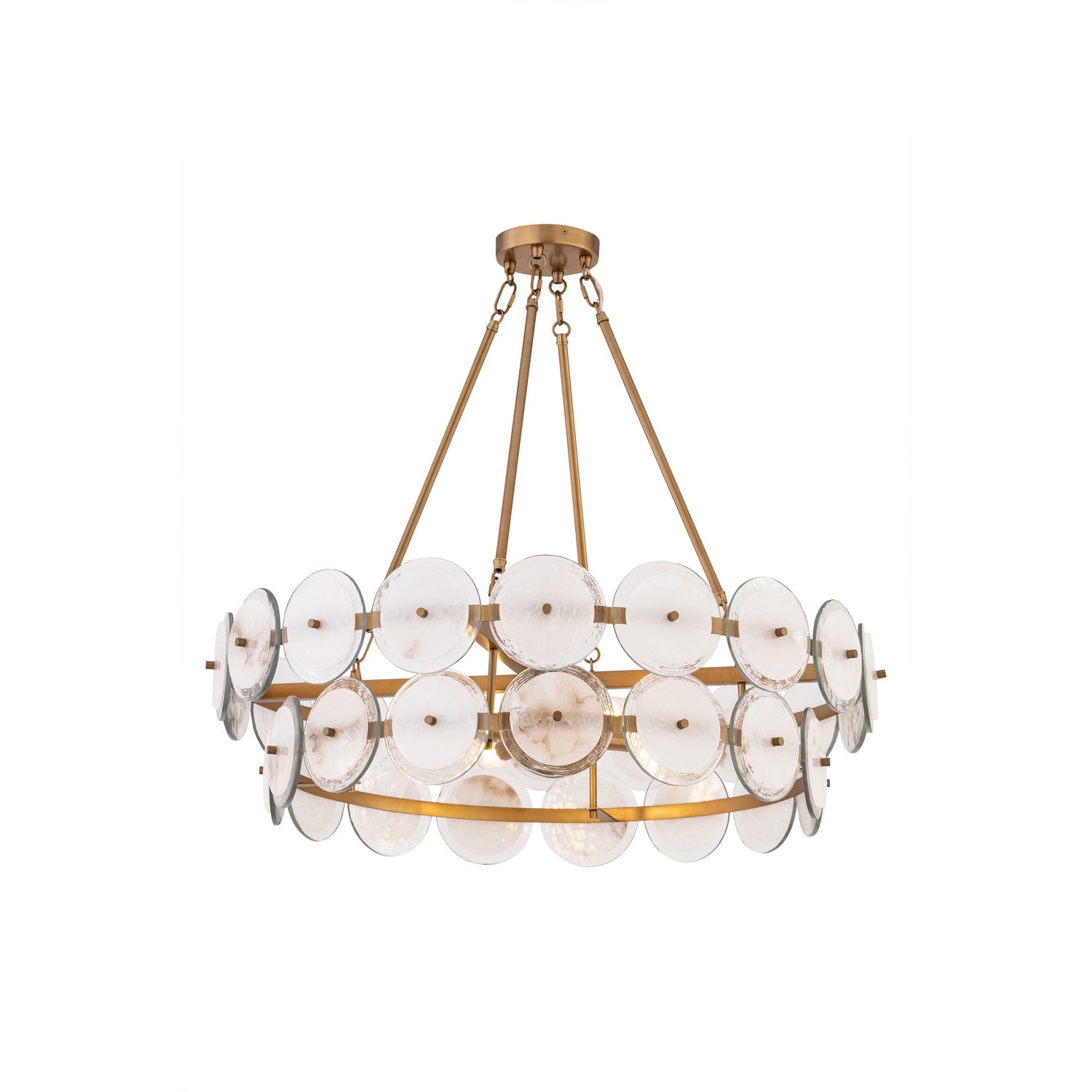 Minka-Lavery - 12855-732 - Four Light Pendant - Kintrel - Legacy Brass